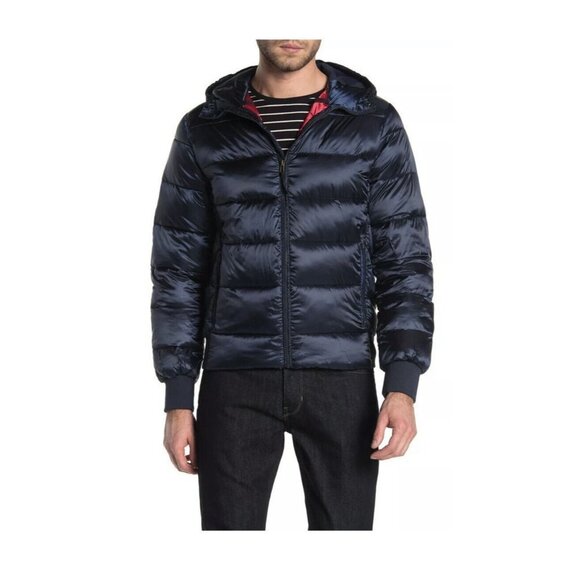 Slate & Stone Hooded Navy‎ Down Jacket Size L - Picture 12 of 12